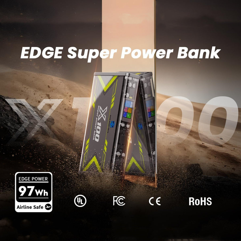 Edge: Super 520W PowerBank mit Leistungsanzeige