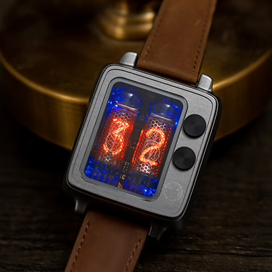 La elegancia atemporal se une a la tecnología retro: el reloj BTF Nixie