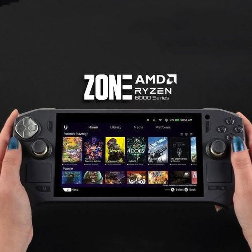 Consola portátil de juegos ZOTAC con AMD 8840U, AMOLED, 16 GB LPDDR5X