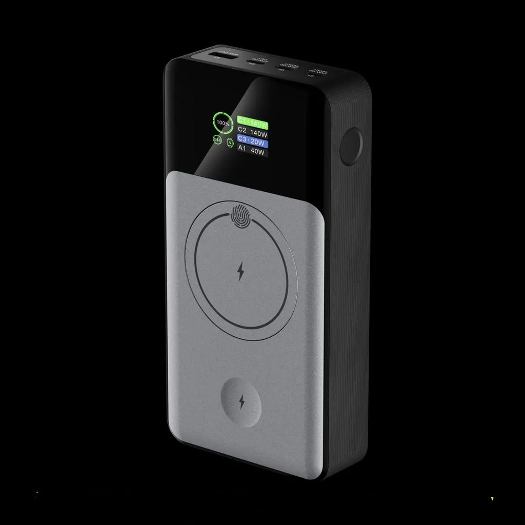 Flash Pro Ultra: batería externa magnética de 280 W con pantalla OLED
