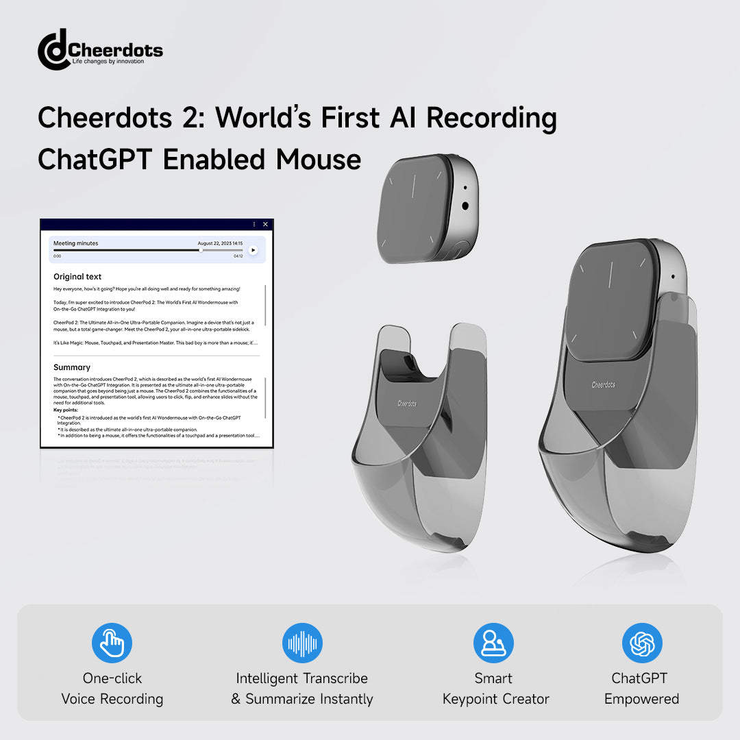 Cheerdots2:Revolutionary ChatGPT-Powered Smart Mouse