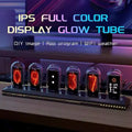 Reloj digital retro con tubo Nixie RGB, pantalla IPS y luz ambiental
