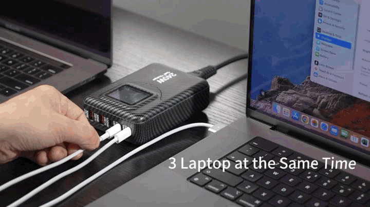 PD240W Powerful 5-in-1 GaN Display Charger