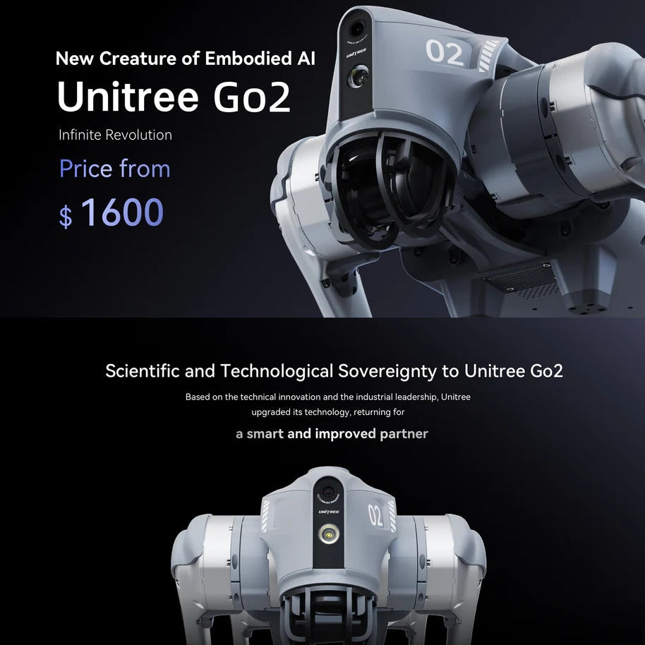 Unitree Go2 New Creature of Embodied AI Robot Dog