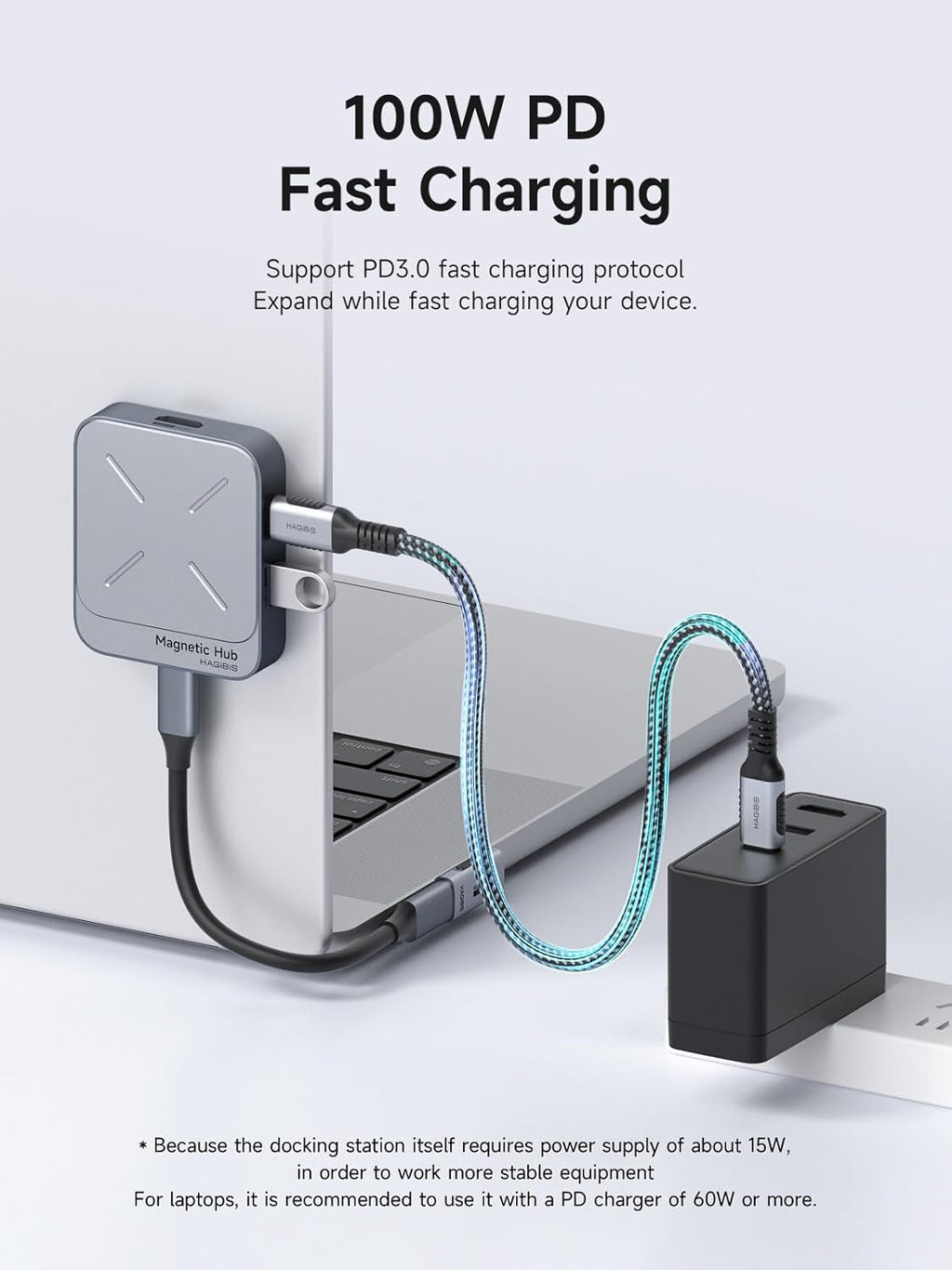 Magnetisches M.2 2230 SSD-Gehäuse 7-in-1 USB-C-Hub