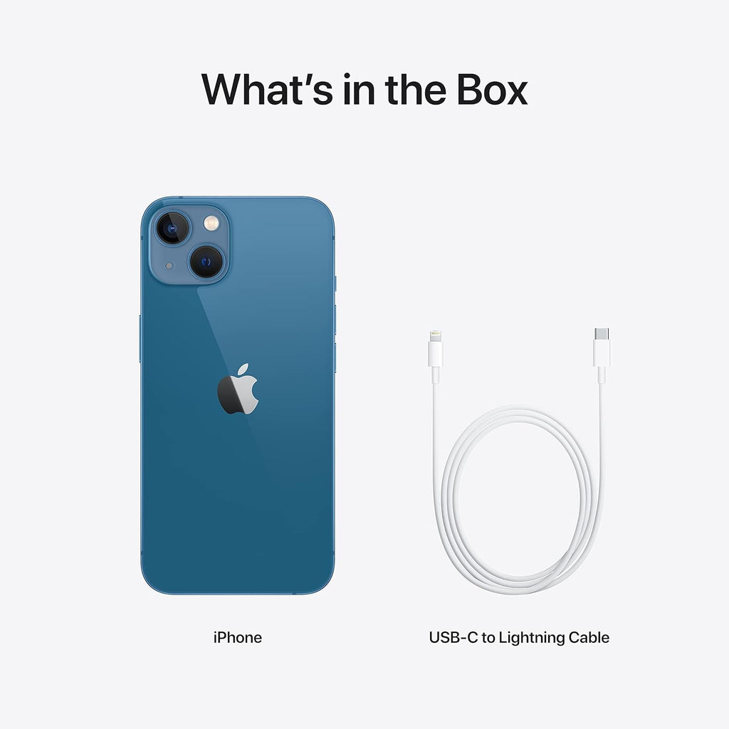 Apple iPhone 13, 128 GB, azul - Desbloqueado (renovado)
