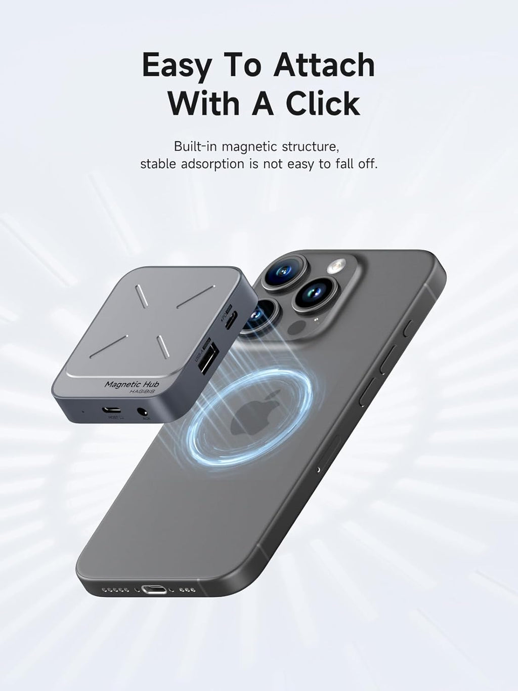 Magnetisches M.2 2230 SSD-Gehäuse 7-in-1 USB-C-Hub