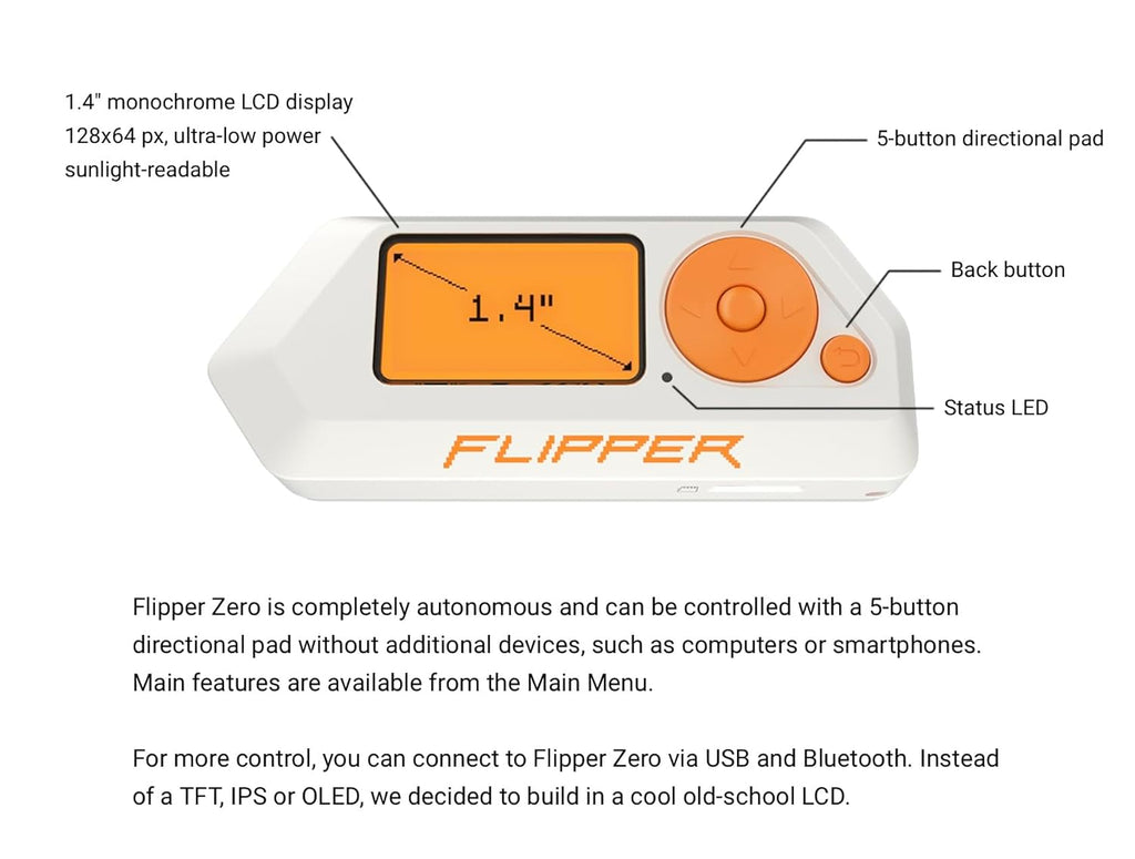 Flipperzero Device - Open-Source Multi-Tool for Geeks
