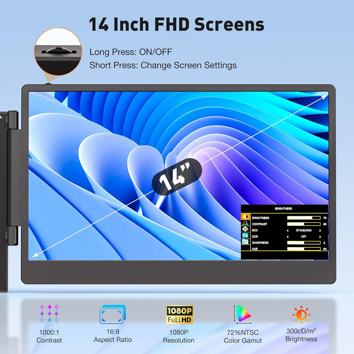 Instantly Add Two IPS FHD Monitors To Any Laptop