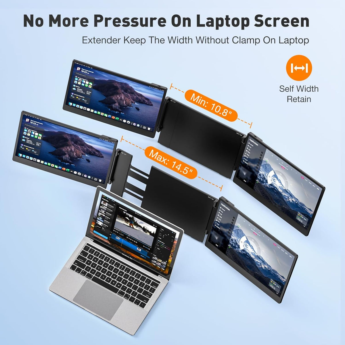 Instantly Add Two IPS FHD Monitors To Any Laptop