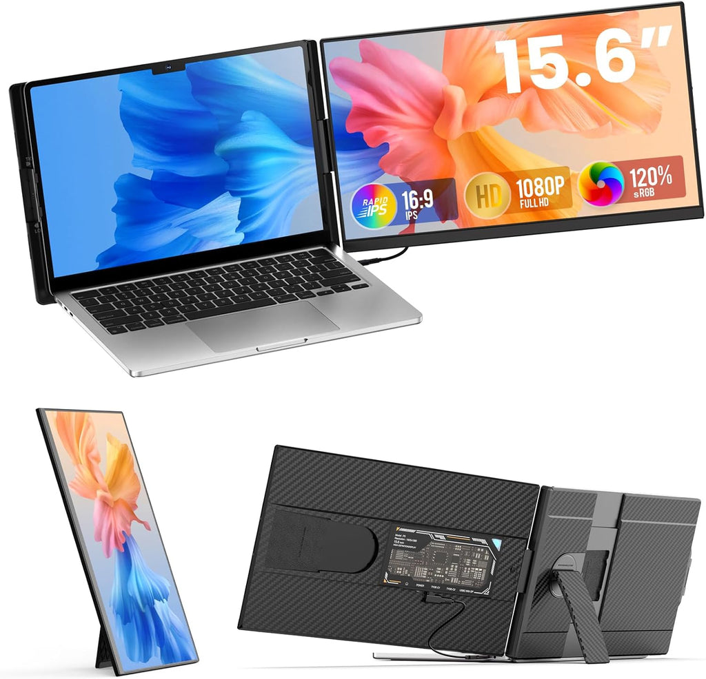 Monitor extensor para portátil IPS FHD 1080P de 15,6"