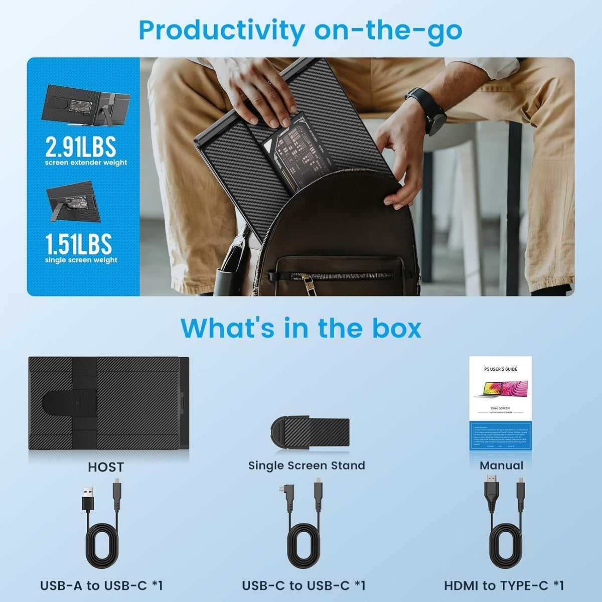 15,6" IPS FHD 1080P Laptop-Zweitbildschirm