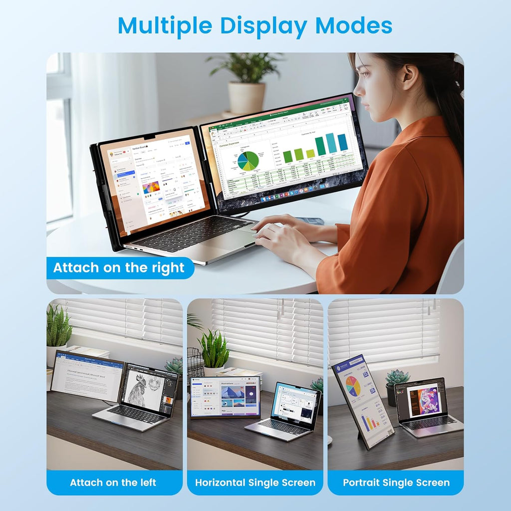 Monitor extensor para portátil IPS FHD 1080P de 15,6"
