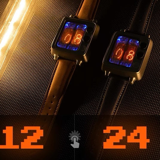 La elegancia atemporal se une a la tecnología retro: el reloj BTF Nixie