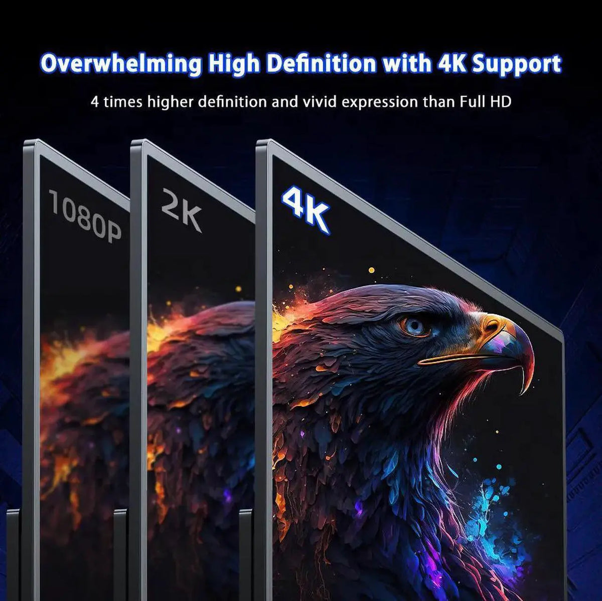 Ultra Slim 13.3" Portable Monitor IPS 4K UHD Laptop Monitor