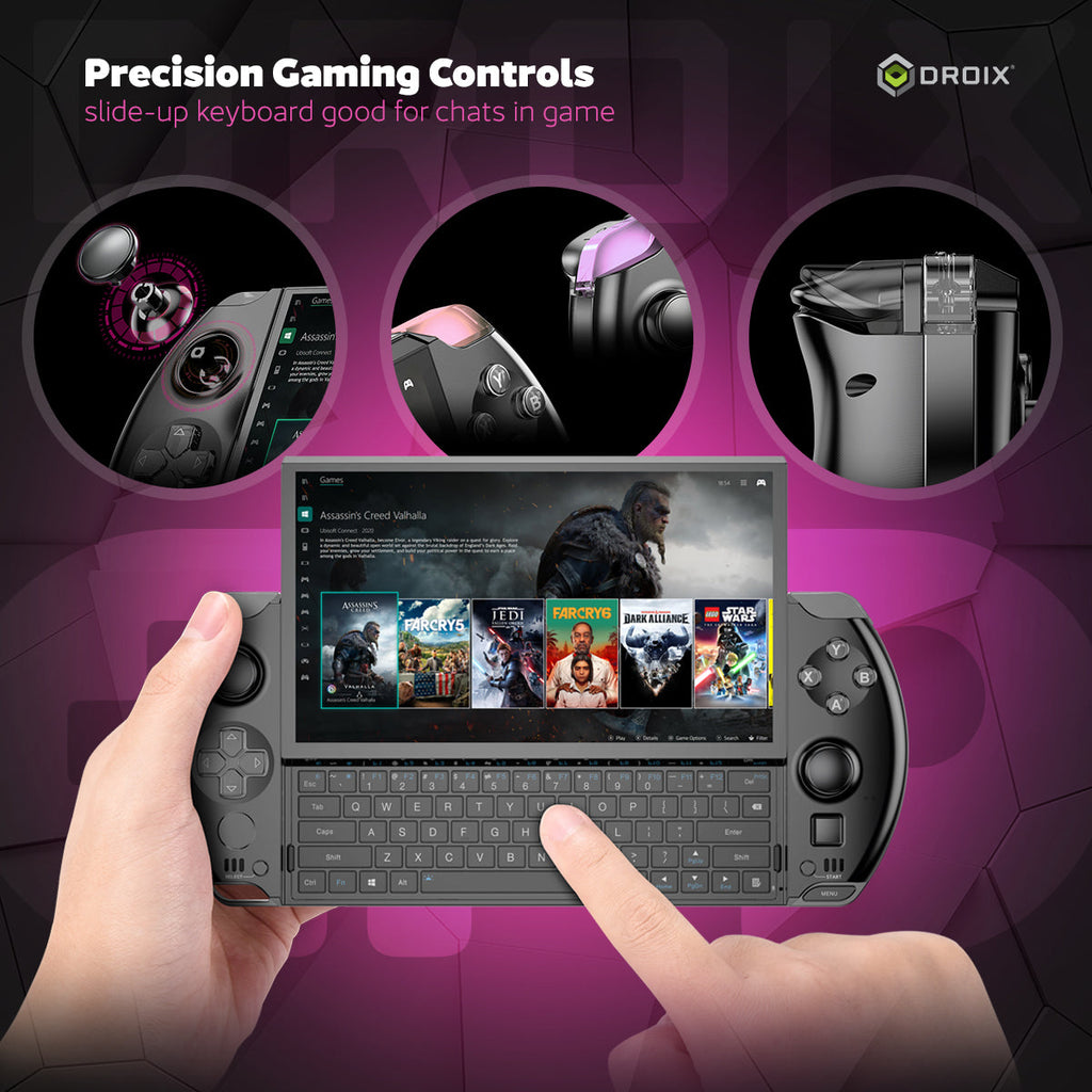 GPD WIN4 2025 PC portátil gaming (HX 370, 32 GB + 1 TB)