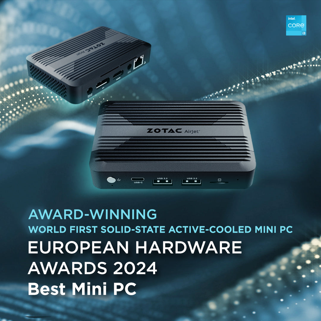 Mini PC ZOTAC ZBOX con refrigeración AirJet e Intel Core i3-N300