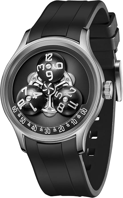 3D-rotierende mechanische Uhr mit Automatikstundenanzeige