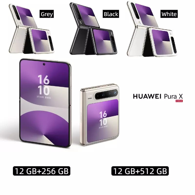 Huawei Pura X 12+512GB Kirin9020A Foldable Cellphone (Unlocked)